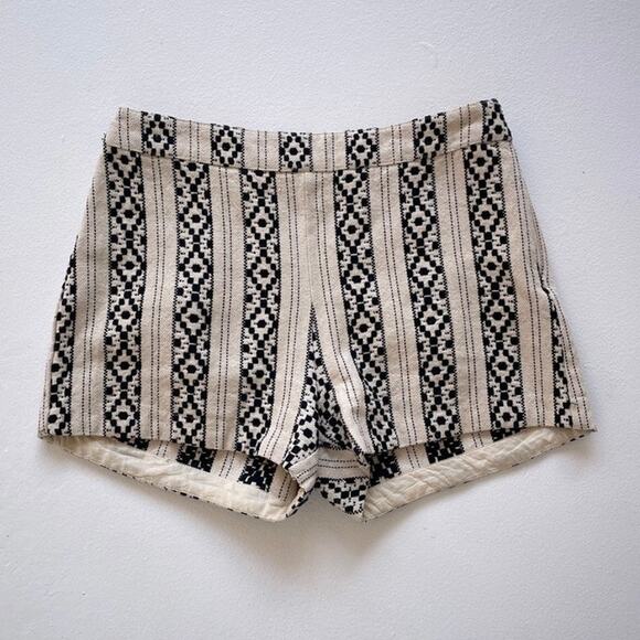 Hollister Woven Patterned Shorts / Size 3 / Boho / Textile / Indie Sleaze - Picture 2 of 8